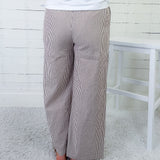 Durham Cocoa Pinstripe Drawstring Pants 
