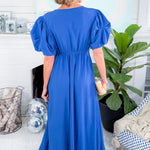 Duvall Blue Caftan Dress