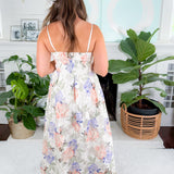 Edda Multi Floral Lace Dress Lucy Paris