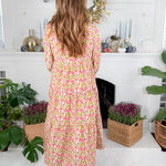 Eleanor Coral Gossemar Wings Maxi Dress Mary Square