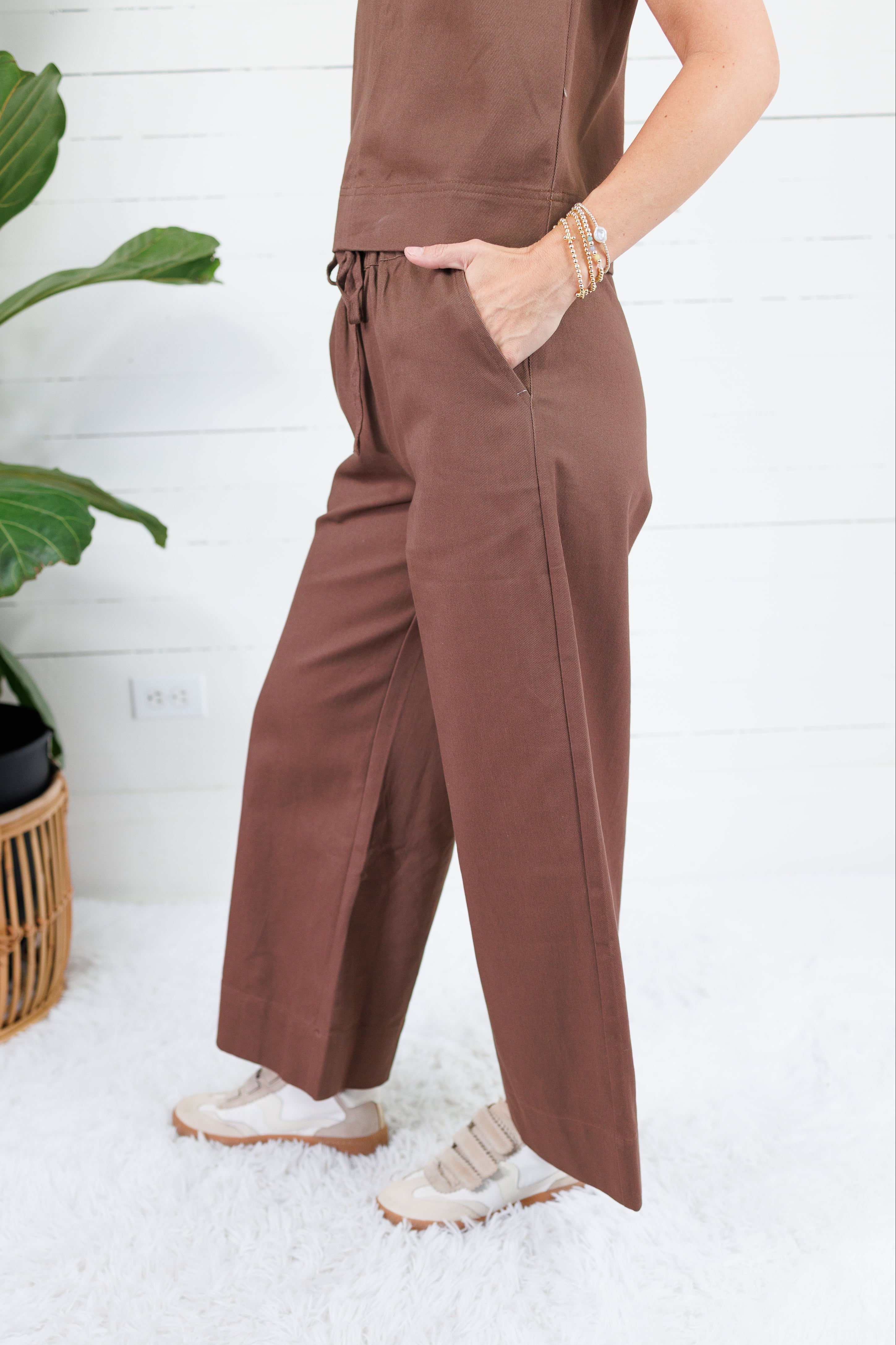 Elizabeth Chocolate Denim Pant Karlie
