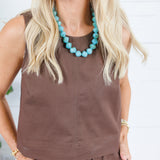 Elizabeth Chocolate Denim Pant Karlie