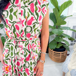 Ella Pink Orchid Midi Dress Taylor Tillman