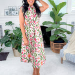 Ella Pink Orchid Midi Dress Taylor Tillman