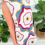 Ellie Trellis Multi Mini Dress Elizabeth James the Label