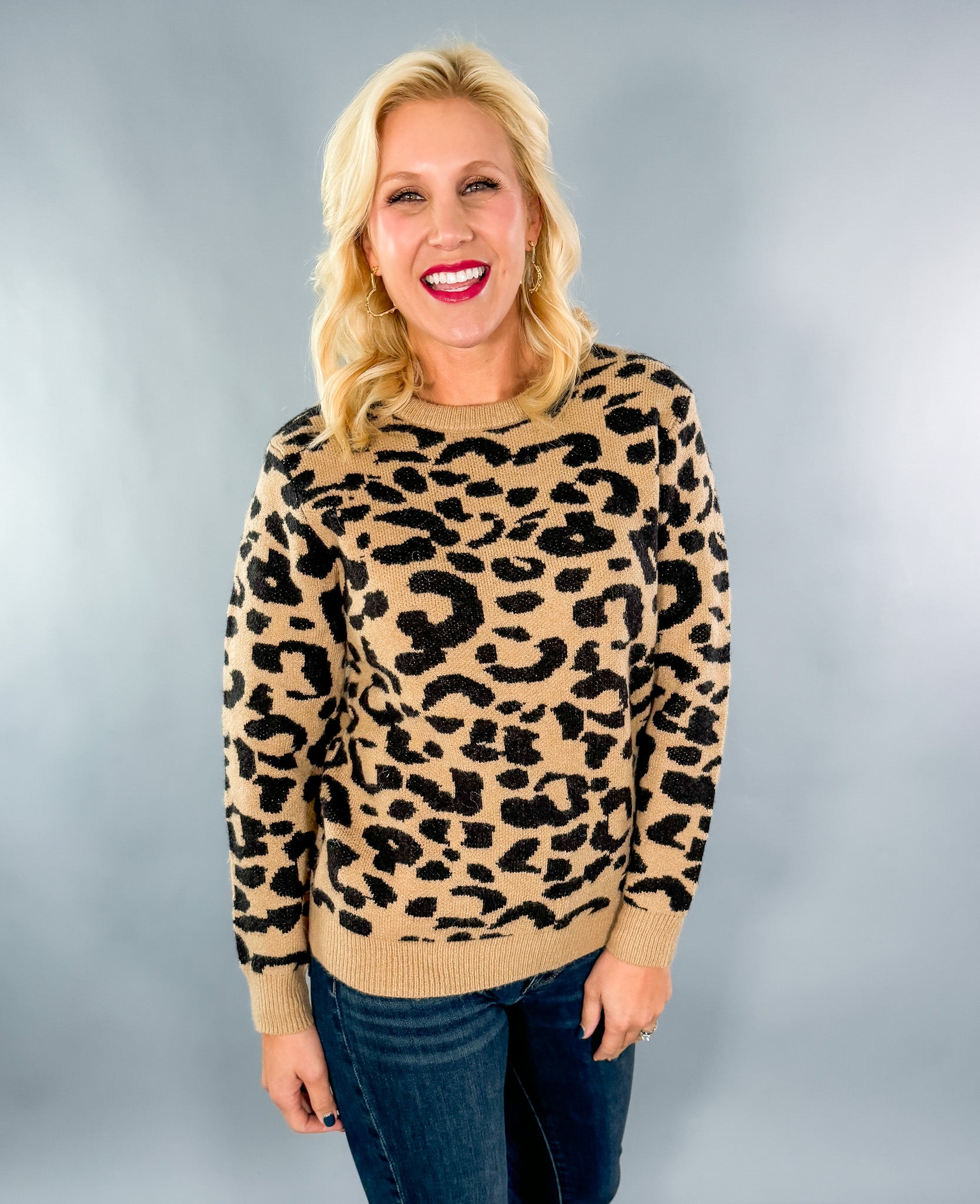 Elsie Leopard Sweater Molly Bracken