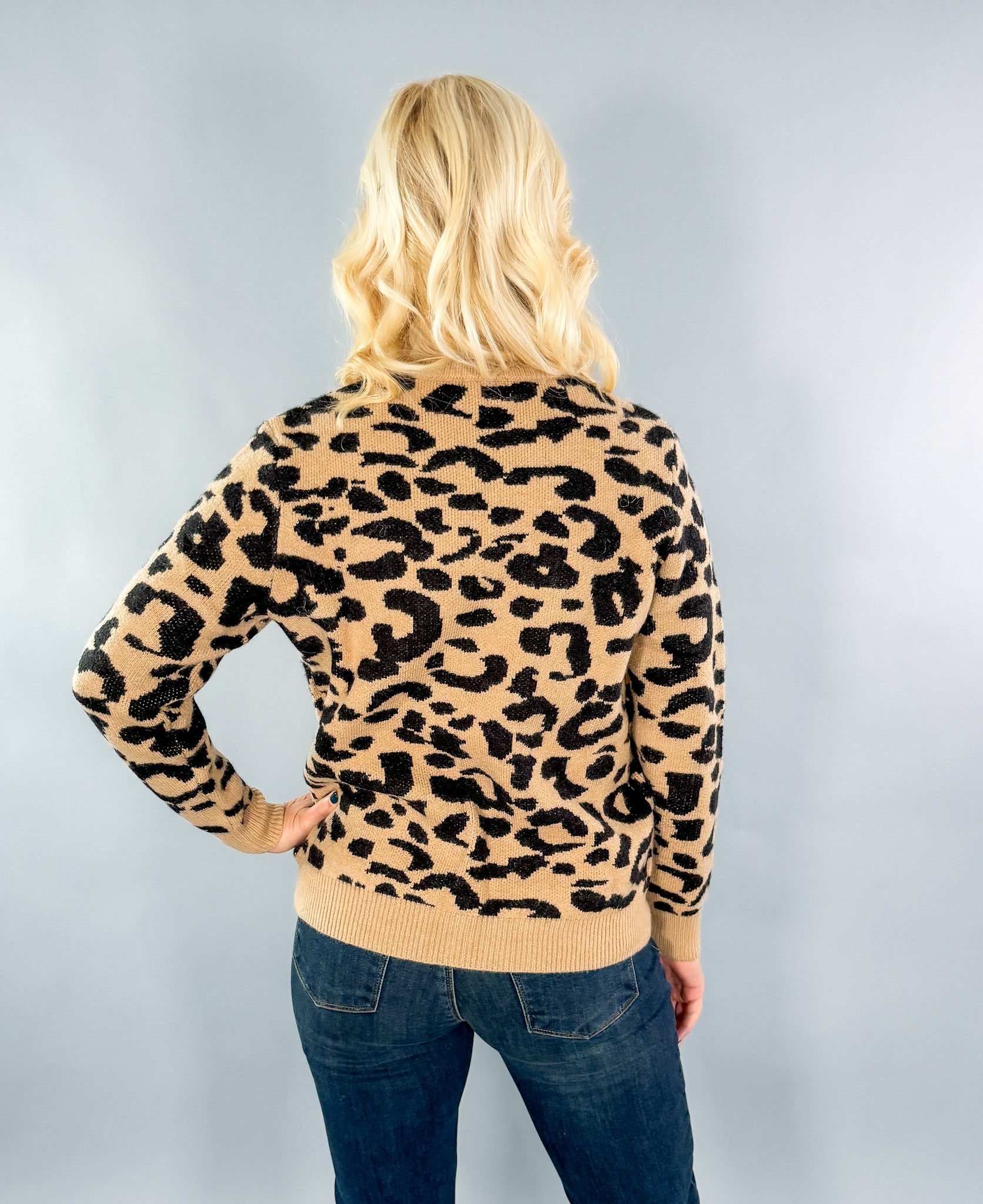 Elsie Leopard Sweater Molly Bracken