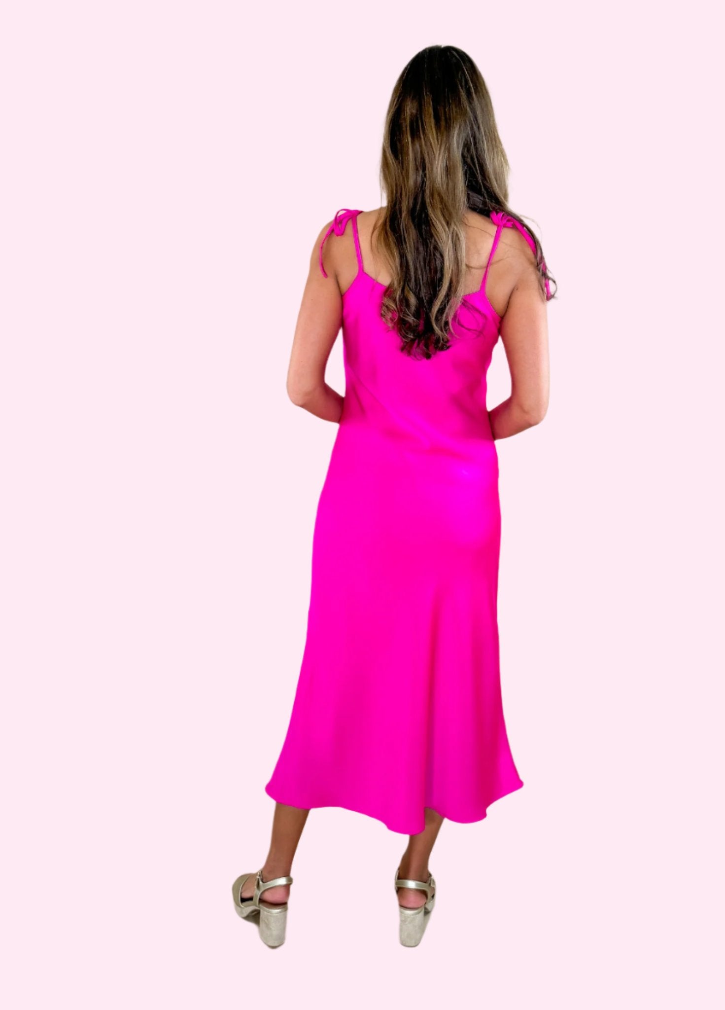 Elson_Fuschia_Silky_Slip_Maxi_Dress