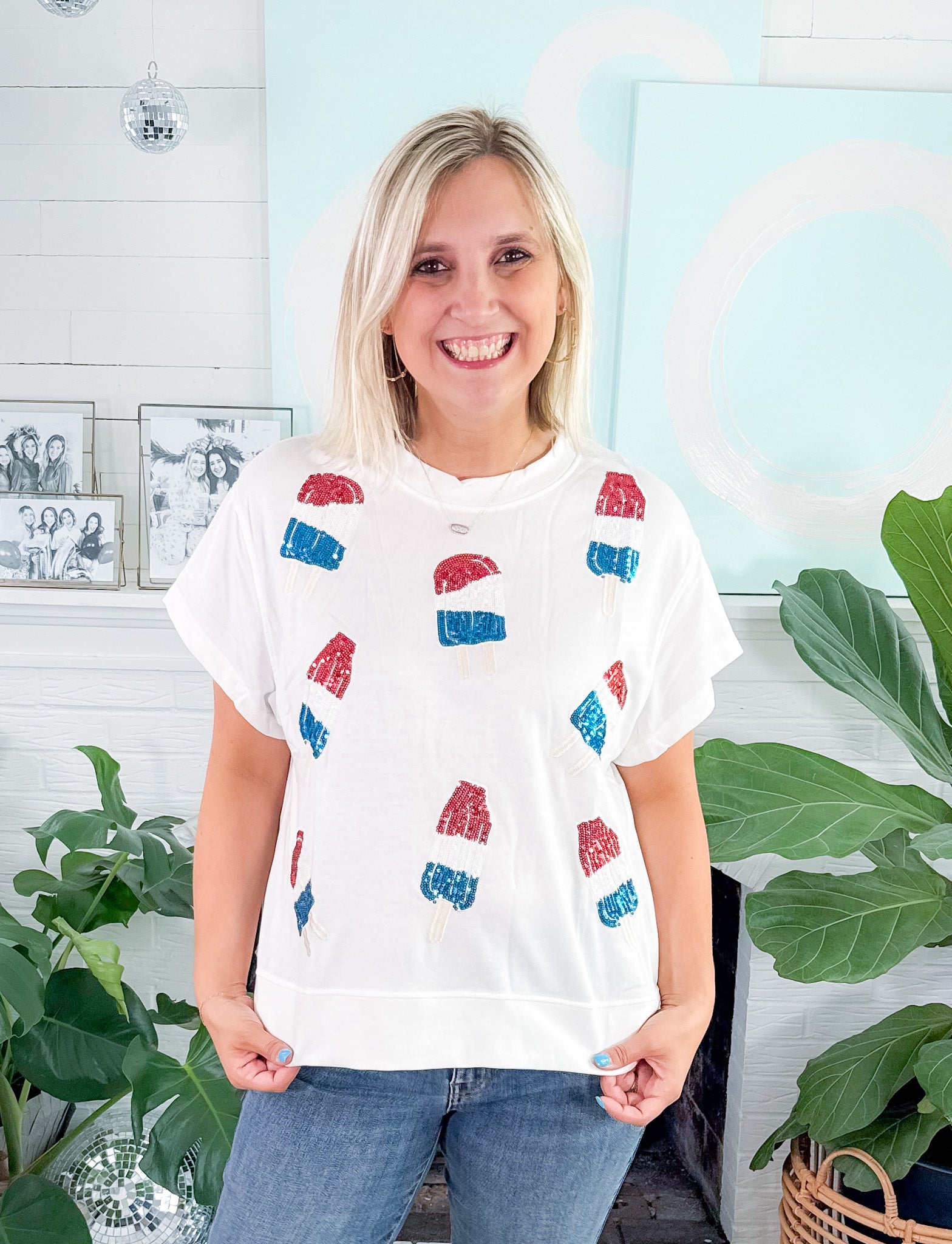 Emily Bomb Pop Popsicle Top Mary Square
