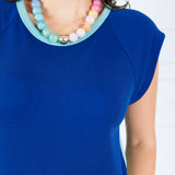 Emily McCarthy Channing Navy Dress