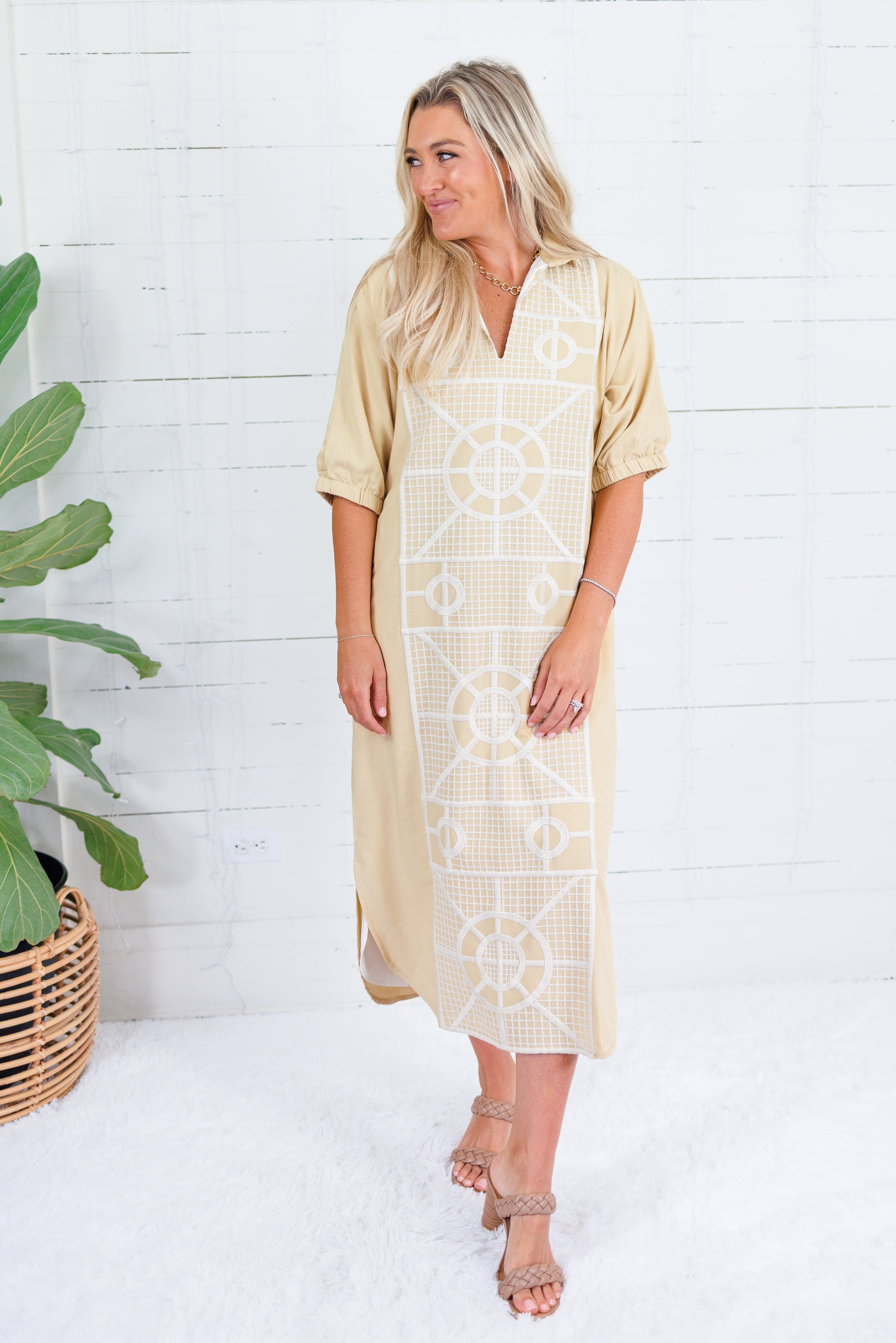 Emily McCarthy Poppy Trellis Caftan