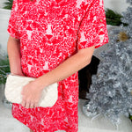 Emily McCarthy Royale Shift Cheeky Cheetah Mini Dress