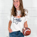 Emily War Eagle White Top Mary Square