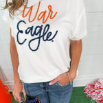 Emily War Eagle White Top Mary Square