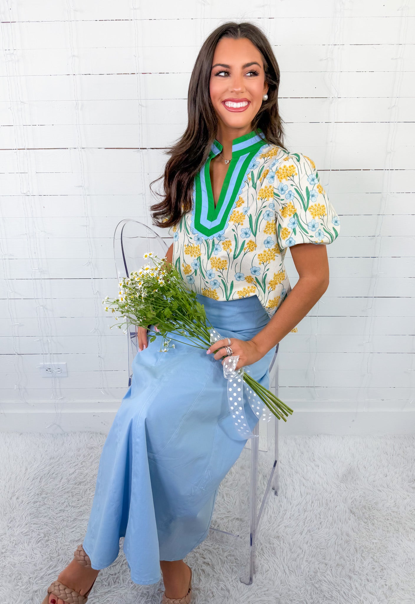 Emmie Lemon Bouquet Top Entro