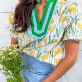 Emmie Lemon Bouquet Top Entro