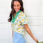 Emmie Lemon Bouquet Top Entro