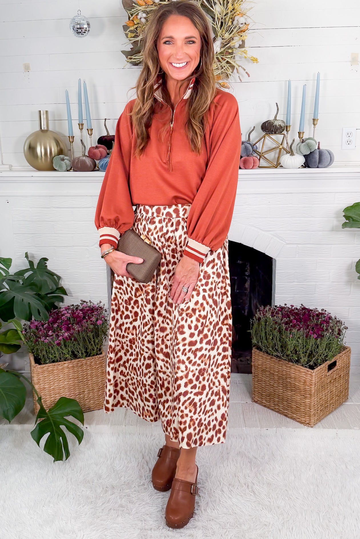 Erica Untamed Midi Skirt Prosperina