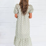 Estella Olive Dot Maxi Dress Entro