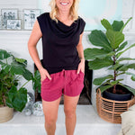 Evan Chutney Drawstring Shorts BOBI
