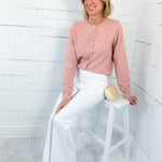 Evans Blush Flower Button Cardigan Thing Between