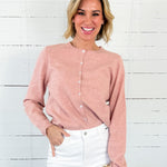 Evans Blush Flower Button Cardigan Thing Between