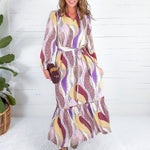 Evelyn Desert Mirage Maxi Dress Briton Court