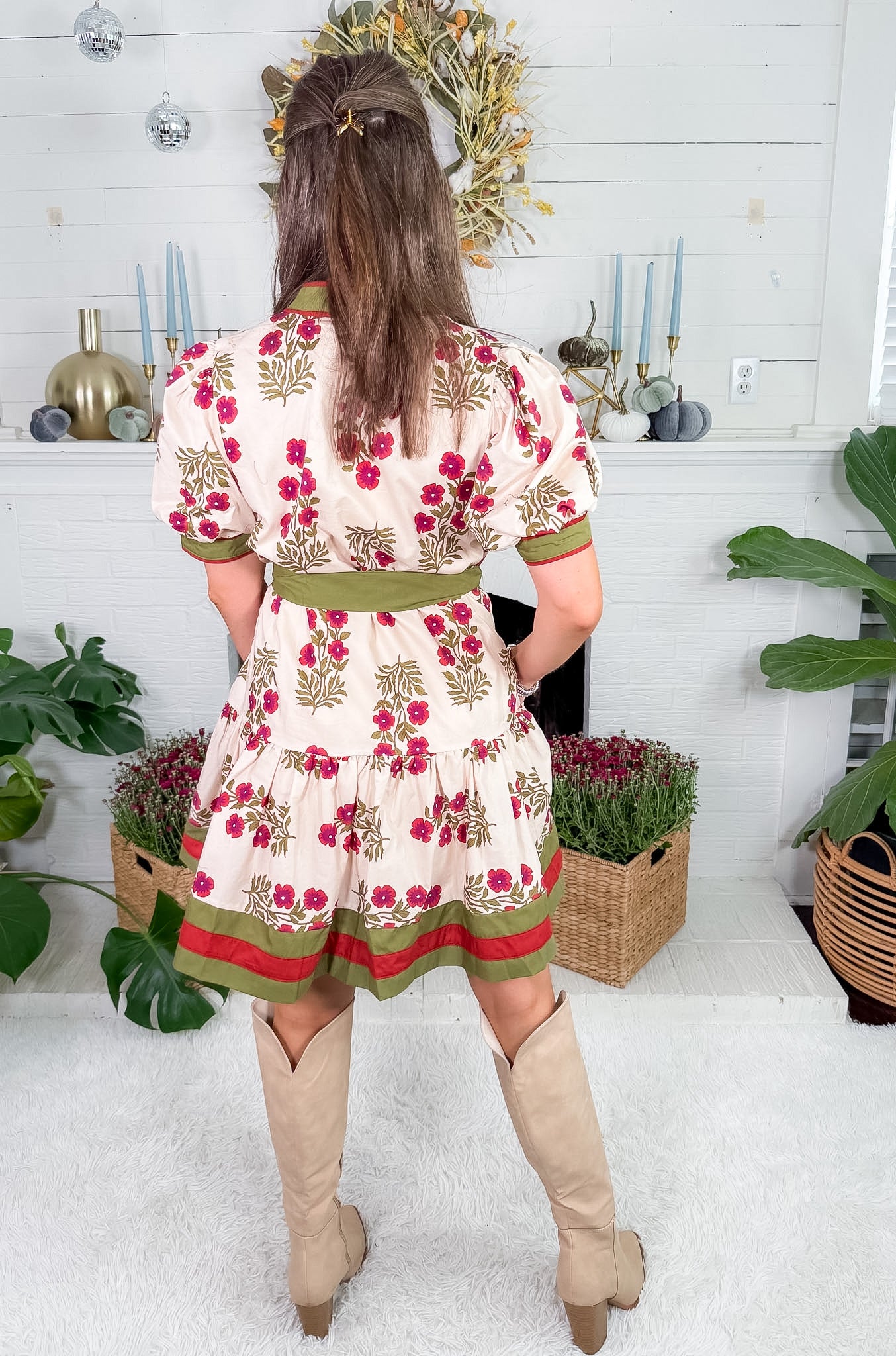 Evers Ecru Swing Skirt Mini Dress Entro