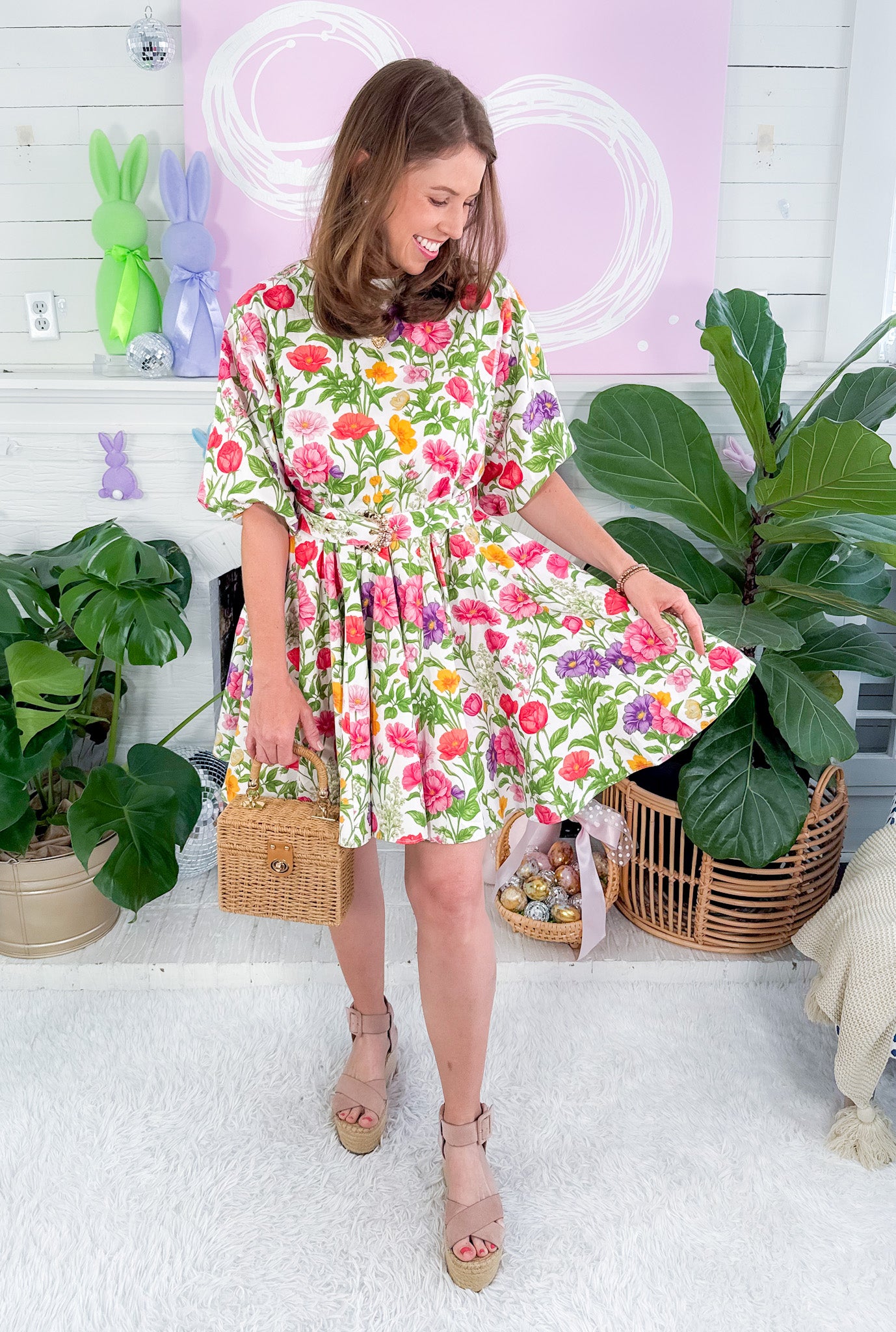 Fallon Secret Garden Swing Dress Prosperina