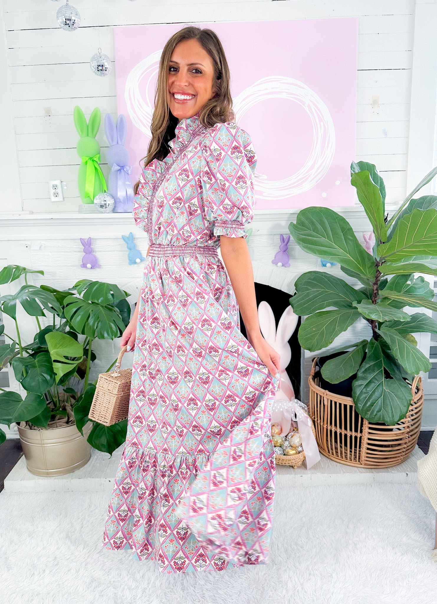 Fillingim Paris Floral Maxi Dress Karlie