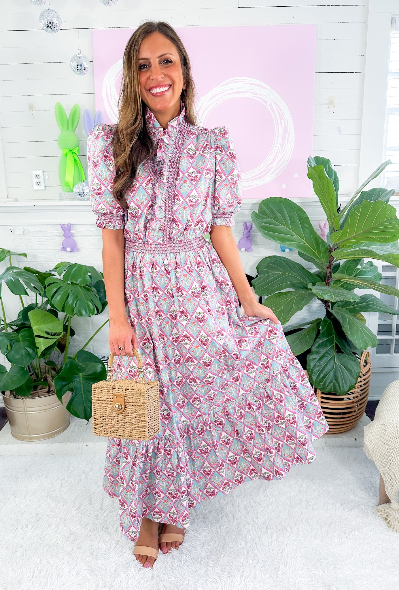 Fillingim Paris Floral Maxi Dress Karlie