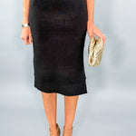 Filmore Black Sweater Skirt Pinch