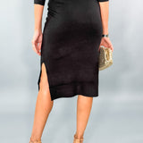 Filmore Black Sweater Skirt Pinch