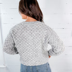 Finley Grey Textured Sweater Lucy Paris