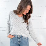 Finley Grey Textured Sweater Lucy Paris