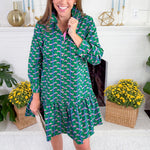 Fiona Green Honey Vines Dress Mary Square