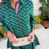 Fiona Green Honey Vines Dress Mary Square