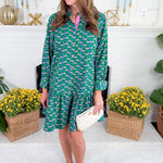 Fiona Green Honey Vines Dress Mary Square