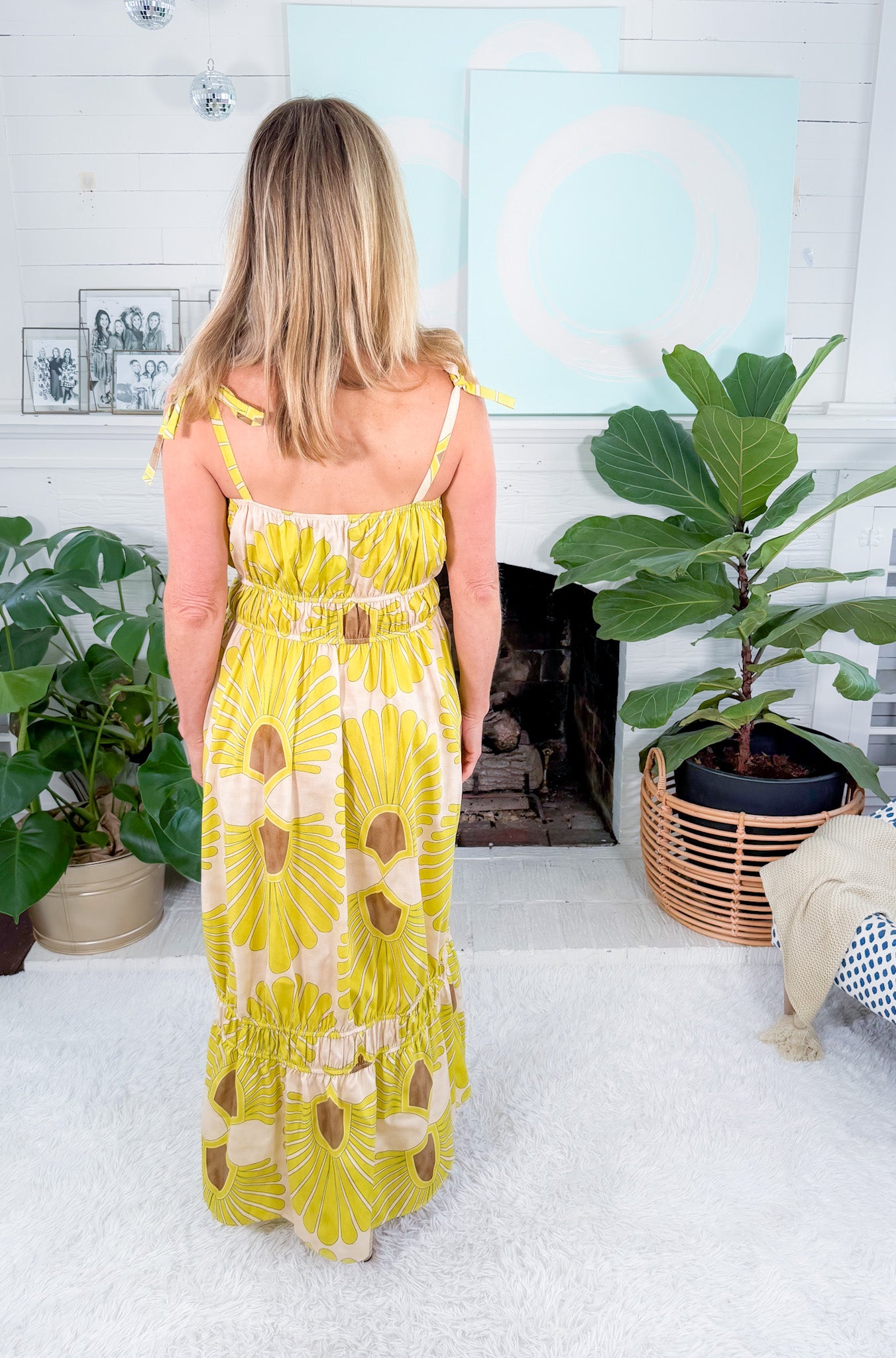 Fiorella Pistachio Maxi Dress SOFIA