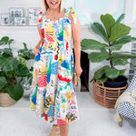 Francesca Isola Bella Midi Dress Prosperina