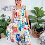 Francesca Isola Bella Midi Dress Prosperina