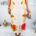 Frannie Ivory Wildflower Maxi Skirt Elizabeth James the Label 