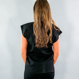 Garland Black V-Neck Sweater Vest PINCH