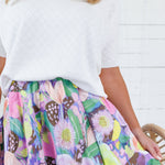 Gattas Off White Argyle Pointelle Sweater Allie Rose