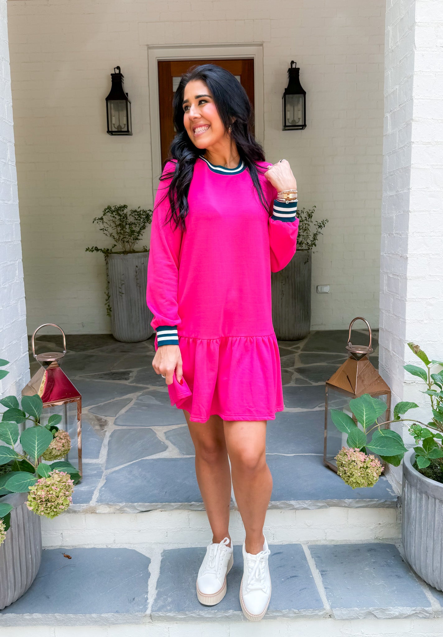 Georgia Pink Dress Mary Square