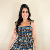 Gigi Ikat Stripe Top