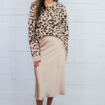 Gisela Brown Leopard Sweater KUT