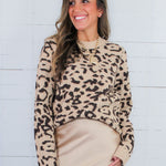 Gisela Brown Leopard Sweater KUT