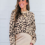 Gisela Brown Leopard Sweater KUT