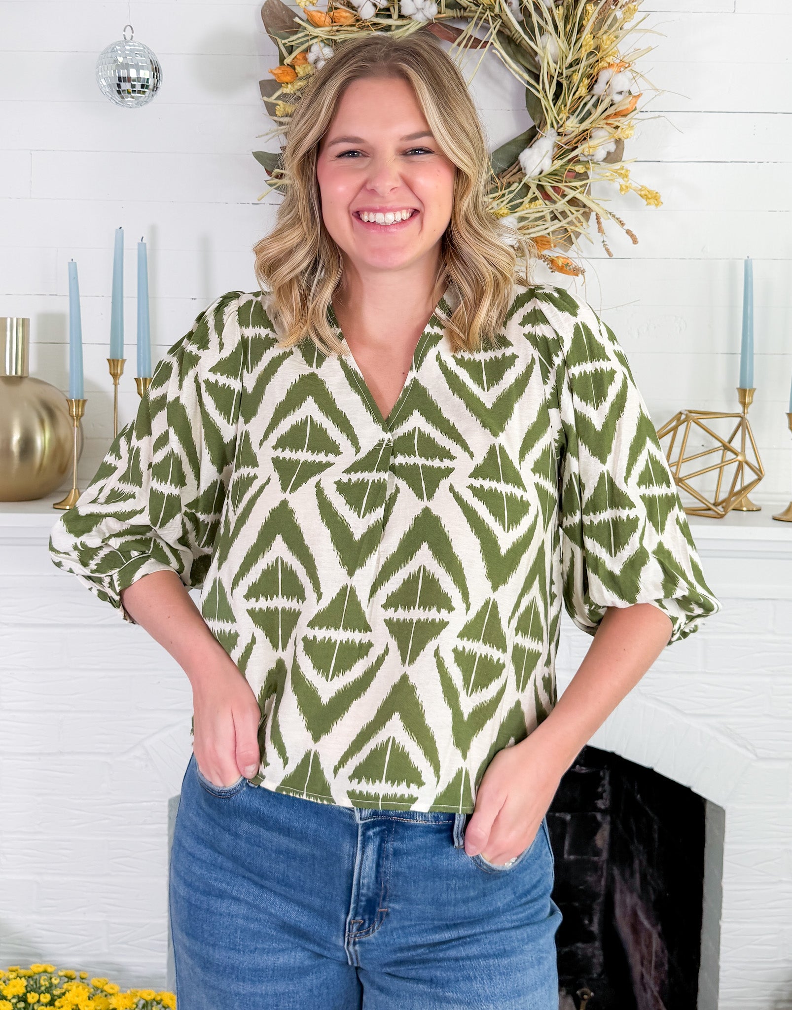 Golden Gate Olive Top